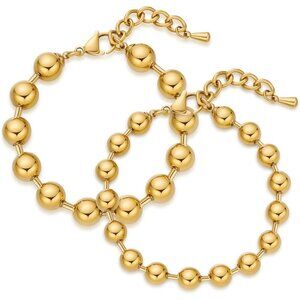 Gold Silver Style G Chunky Bangle Bracelet for Women and Men Fashion Jewelry